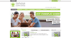 Desktop Screenshot of hszg.de