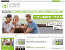 Tablet Screenshot of hszg.de